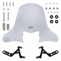 GP Kompozit Honda Activa 2023-2024 Uyumlu Ön Cam Şeffaf 58 cm