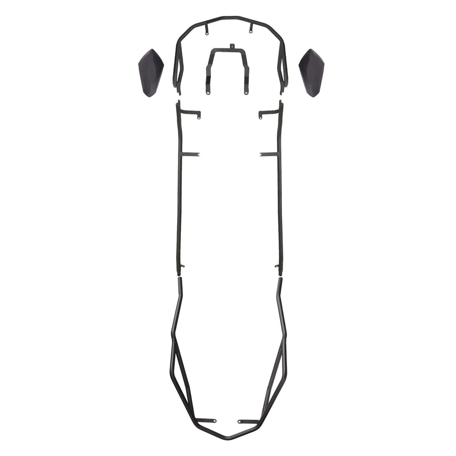 GP Kompozit Honda PCX 125 2025 Uyumlu Motor Koruma Demiri Siyah