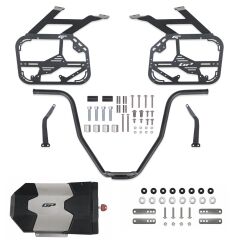 GP Kompozit Honda Africa Twin CRF1100L 2020-2024 Uyumlu Yan Çanta Demiri Siyah