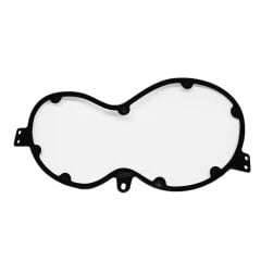 GP Kompozit Honda CRF250 Rally / CRF300 Rally 2017-2025 Uyumlu Far Koruma Siyah