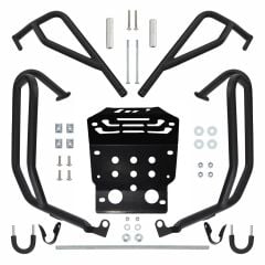 GP Kompozit Honda CRF250 Rally 2023-2025 Uyumlu Motor Koruma Demiri Seti Siyah