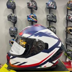 SWAY SW 865 ATOS Blue White Full Face