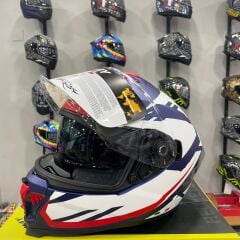 SWAY SW 865 ATOS Blue White Full Face