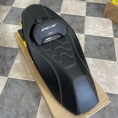 HONDA PCX 2021 - 2025 UYUMLU SPOR BEL DESTEKLİ BEYAZ KOLTUK SELE