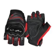 FORTE GT RS1903 Siyah Parmaksız Motosiklet Eldivenii