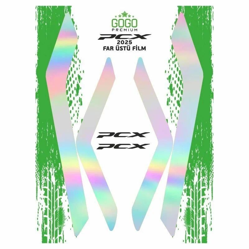 HONDA PCX 2025 UYUMLU FAR ÜSTÜ FİLM HOLOGRAM