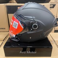 MT Cosmo Sv Solid A1 Mat Siyah Açık Kask