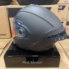 MT Cosmo Sv Solid A1 Mat Siyah Açık Kask