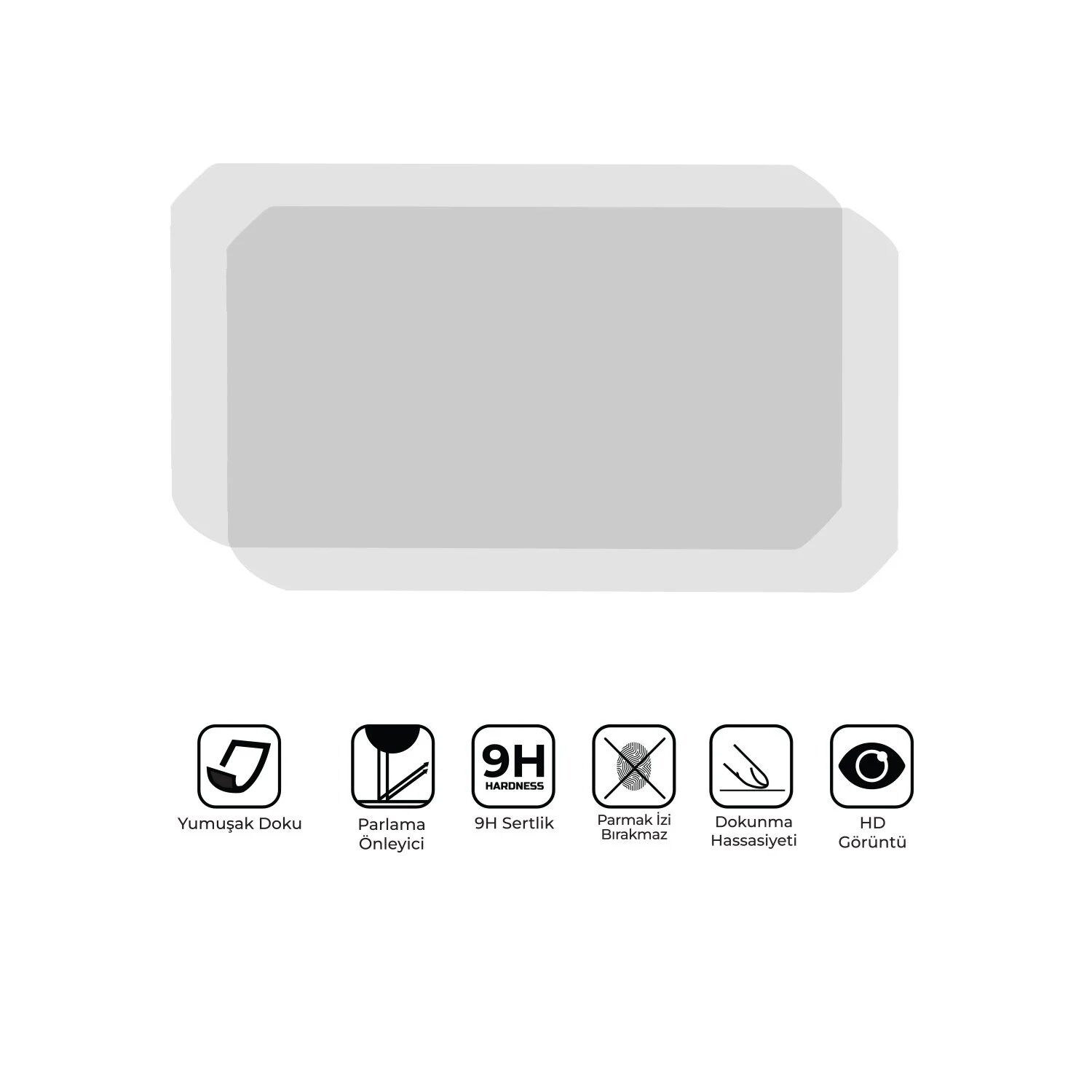 GP Kompozit Honda Forza 250 2025 Uyumlu Motosiklet Ekran Koruyucu Şeffaf