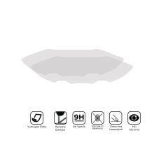 GP Kompozit Honda PCX 125 / 150 2022-2025 Uyumlu Motosiklet Ekran Koruyucu Şeffaf