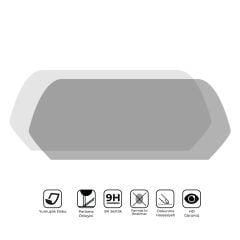 GP Kompozit Yamaha NMAX 125 / 155 2025 Uyumlu Motosiklet Ekran Koruyucu Şeffaf