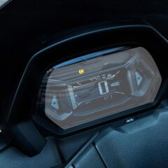 GP Kompozit Yamaha NMAX 125 / 155 2025 Uyumlu Motosiklet Ekran Koruyucu Şeffaf