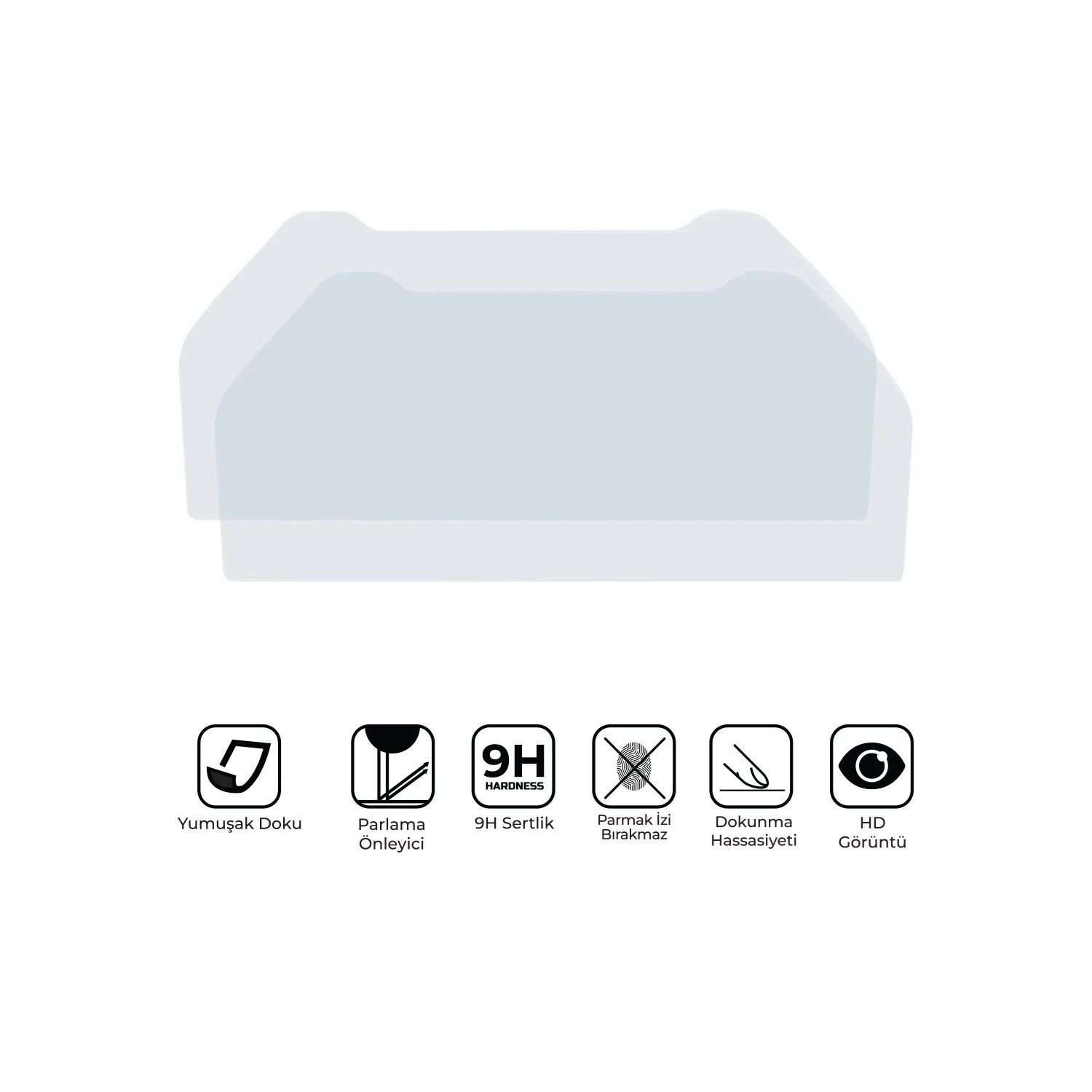 GP Kompozit Yamaha R25 2022-2024 Uyumlu Motosiklet Ekran Koruyucu Şeffaf