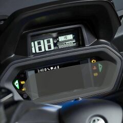 GP Kompozit Yamaha XMAX 2023-2024 Uyumlu Motosiklet Ekran Koruyucu Şeffaf