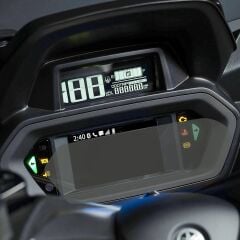 GP Kompozit Yamaha XMAX 2023-2024 Uyumlu Motosiklet Ekran Koruyucu Şeffaf