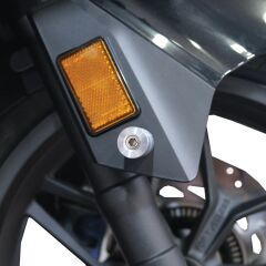 GP Kompozit Honda Forza 250 2018-2025 Uyumlu Sis Farı Bağlantı Aparatı Gri