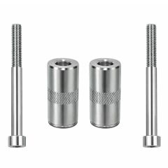 GP Kompozit Honda Forza 250 2018-2025 Uyumlu Sis Farı Bağlantı Aparatı Gri