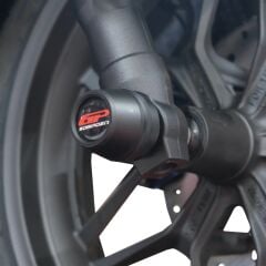 GP Kompozit Honda Forza 250 2018-2025 Uyumlu Ön Aks Koruma Takozu Siyah