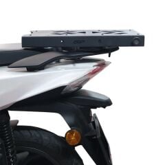 GP Kompozit Honda Dio 2021-2025 Uyumlu Pratik Tak-Çıkar Kızaklı Arka Çanta Demiri Siyah