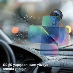 CFX-14 Manyetik Araç İçi Telefon Tutucu (Yapışkanlı – MagSafe Uyumlu)
