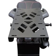 GP Kompozit Honda SH 125 2024-2025 Uyumlu Pratik Tak-Çıkar Kızaklı Arka Çanta Demiri Siyah