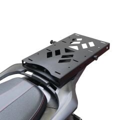 GP Kompozit Honda SH 125 2024-2025 Uyumlu Pratik Tak-Çıkar Kızaklı Arka Çanta Demiri Siyah