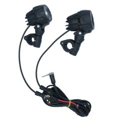 GP Kompozit SFR001 Large Universal Motosiklet Sis Farı Seti Siyah