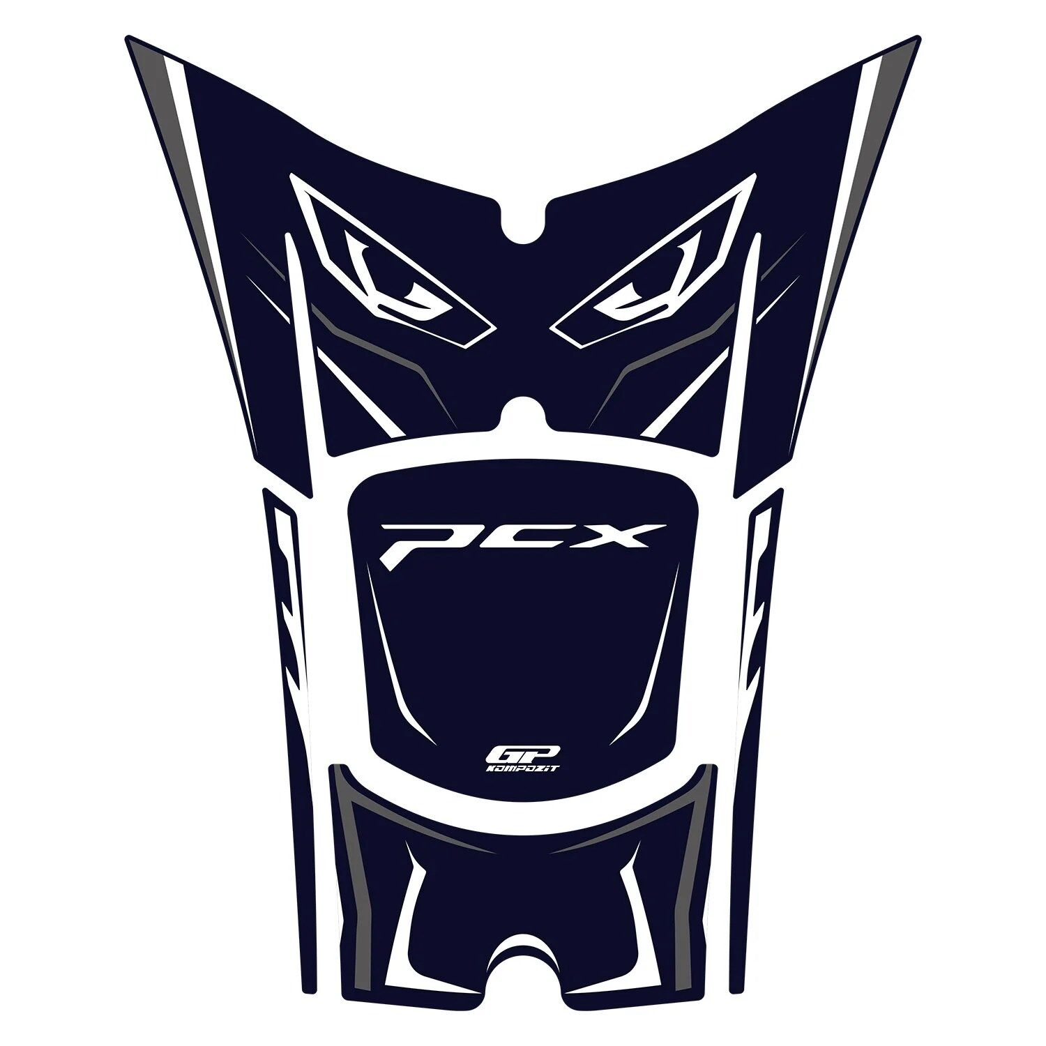 GP Kompozit Honda PCX 125 / 150 2025-2026 Uyumlu Tank Pad Mavi