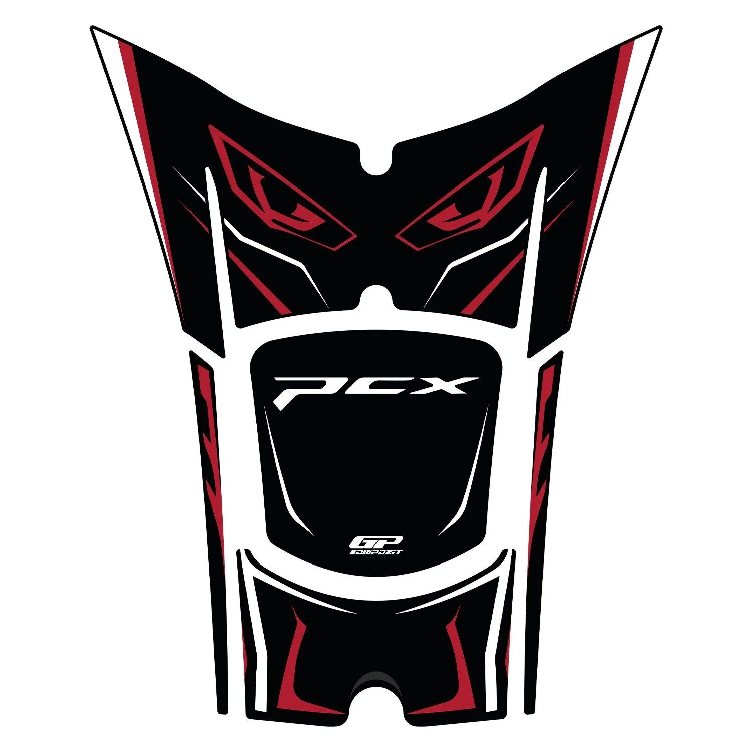 GP Kompozit Honda PCX 125 / 150 2025-2026 Uyumlu Tank Pad Kırmızı