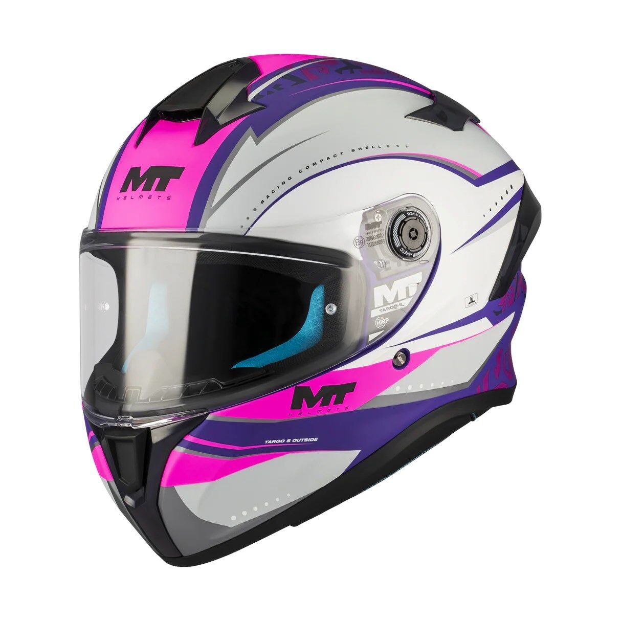 MT HELMETS TARGO S OUTSİDE C8 MAT KAPALI KASK