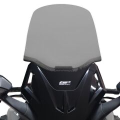 GP Kompozit Honda Forza 250 2021-2026 Uyumlu Baskılı Ön Tur Camı Füme 62 Cm