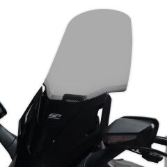 GP Kompozit Honda Forza 250 2021-2026 Uyumlu Baskılı Ön Tur Camı Füme 62 Cm