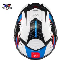 MT HELMETS THUNDER 4 SV LUMINENCE A7 PARLAK KAPALI KASK