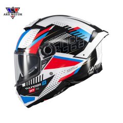 MT HELMETS THUNDER 4 SV LUMINENCE A7 PARLAK KAPALI KASK