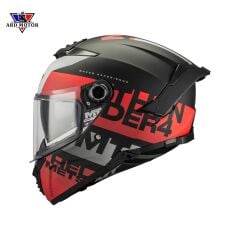MT HELMETS THUNDER 4 SV WAVES B5 MAT KAPALI KASK