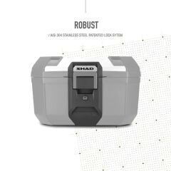 SHAD TR46 ALÜMİNYUM KAPAKLI ARKA ÇANTA VE TABLA