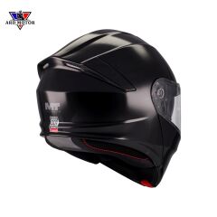 MT HELMETS GENESIS SV PURE A1 PARLAK SIYAH ÇENE AÇILIR KASK