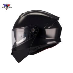 MT HELMETS GENESIS SV PURE A1 PARLAK SIYAH ÇENE AÇILIR KASK