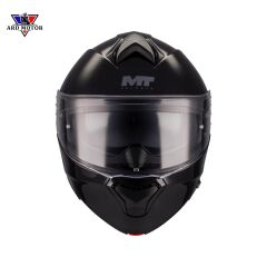 MT HELMETS GENESIS SV PURE A1 PARLAK SIYAH ÇENE AÇILIR KASK