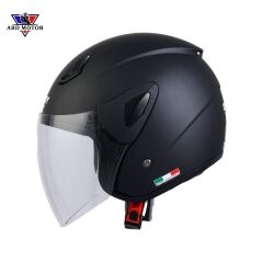 SWAY SW 700 MAT SİYAH YARIM KASK
