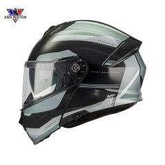 MT HELMETS GENESIS SV RACCOON B12 PARLAK ÇENE AÇILIR KASK