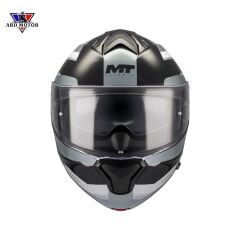 MT HELMETS GENESIS SV RACCOON B12 PARLAK ÇENE AÇILIR KASK