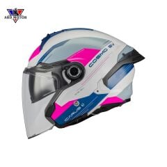 MT HELMETS COSMO SV ICARUS A8 PARLAK GÜNEŞ VİZÖRLÜ YARIM KASK