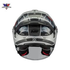 MT HELMETS COSMO SV ARROW C2 PARLAK GÜNEŞ VİZÖRLÜ YARIM KASK