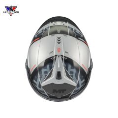 MT HELMETS COSMO SV ARROW C2 PARLAK GÜNEŞ VİZÖRLÜ YARIM KASK